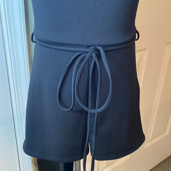 Malibu Sugar Girls Size Small Black Dressy Romper in Like New Condition - Picture 3 of 11